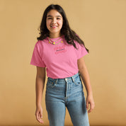 Camiseta Juvenil con Contorno de Hermana de Familia (Global)