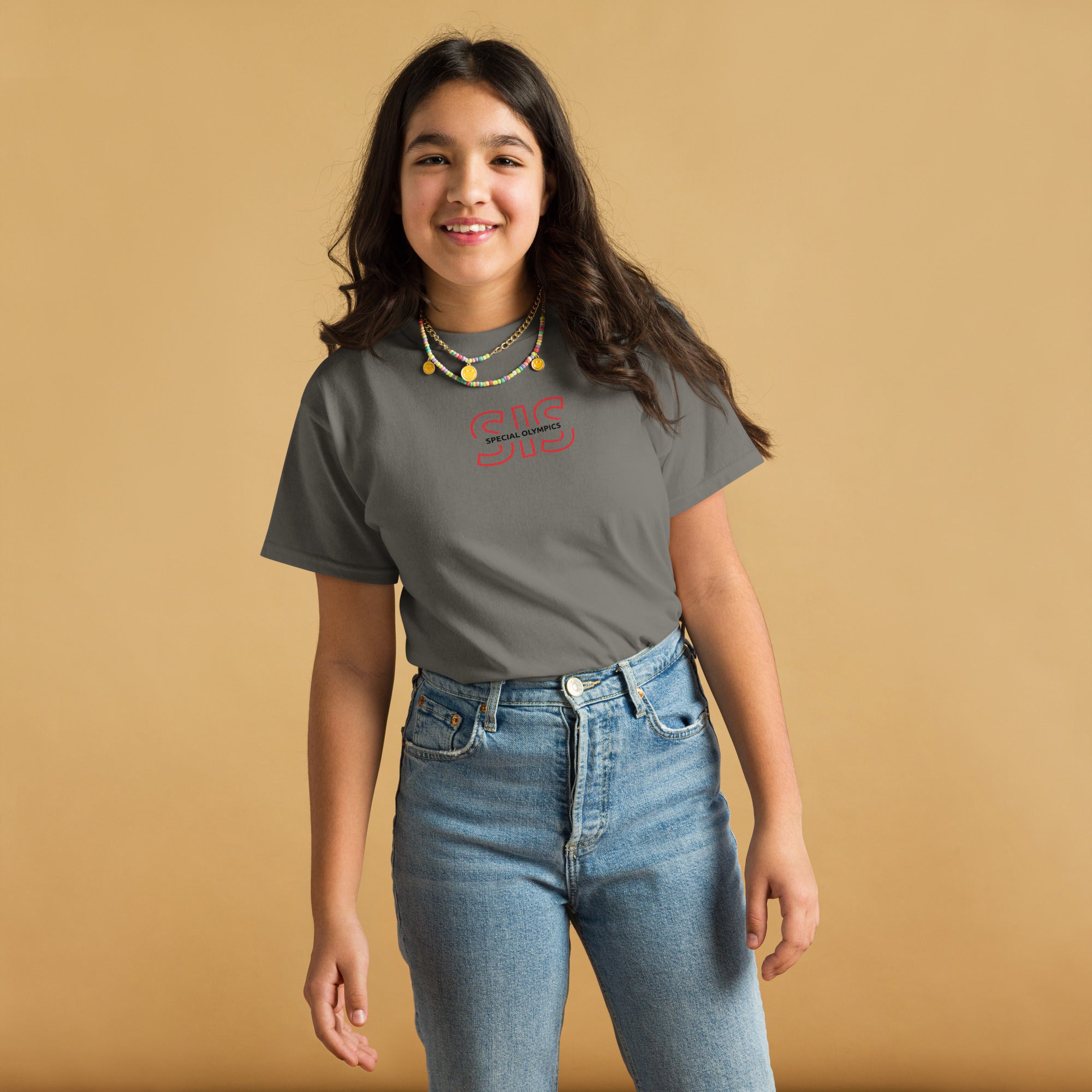 Camiseta Juvenil con Contorno de Hermana de Familia (Global)