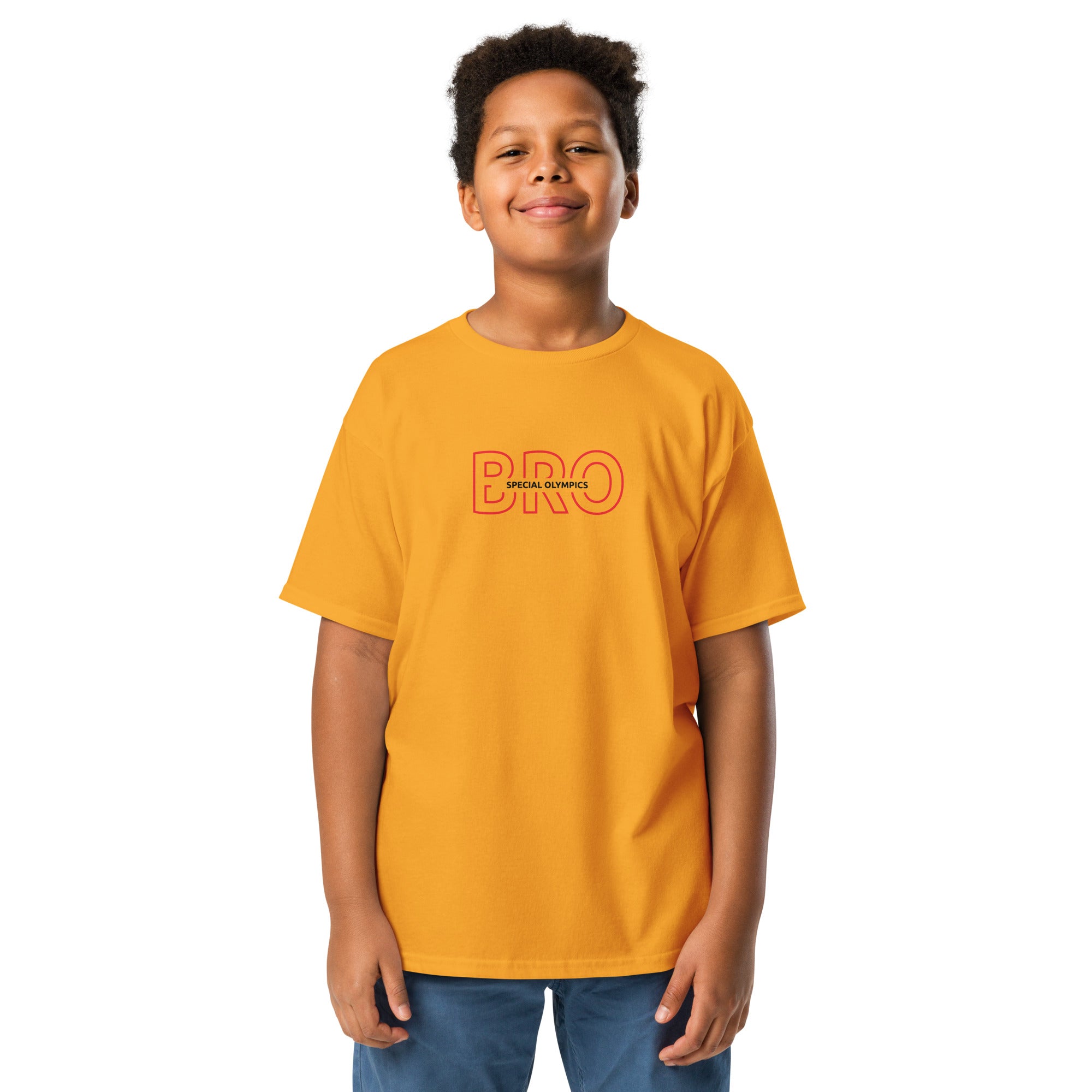 Camiseta Juvenil con Contorno de Hermano Familiar (Global)