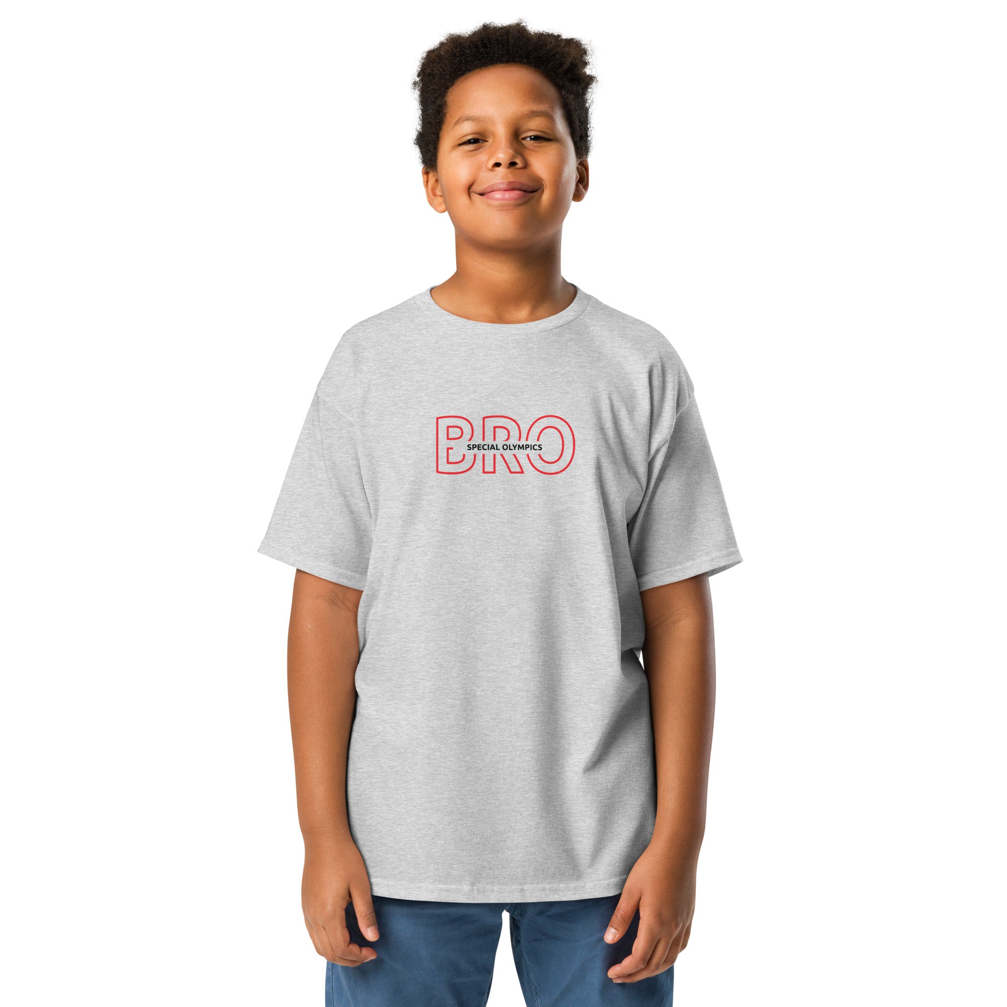 Camiseta Juvenil con Contorno de Hermano Familiar (Global)