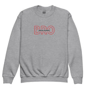 Family Bro Outline Youth Sweatshirt