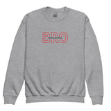 Family Bro Outline Youth Sweatshirt
