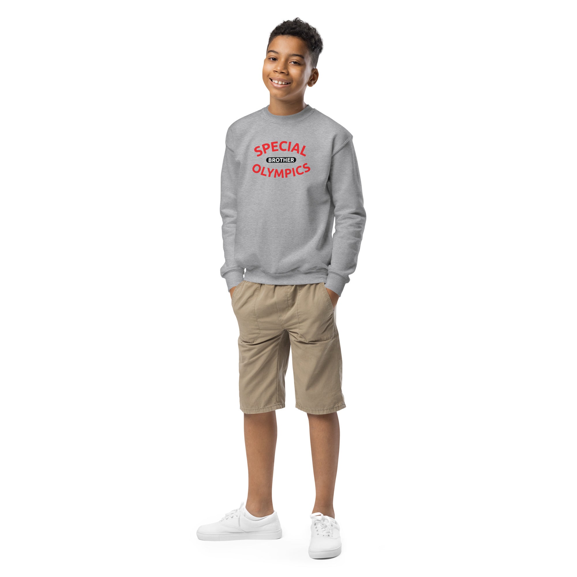 Family Special Olympics Brother Youth Sweatshirt